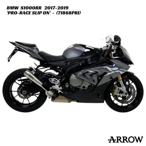 Arrow Pro-Race Nichrom Slip-On & Link Pipe - 71868PRI - BMW S1000RR 2017-2019