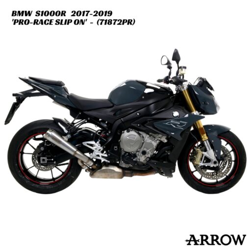 Arrow Pro-Race Titanium Slip-On & Link Pipe - 71872PR - BMW S1000R 2017-2019