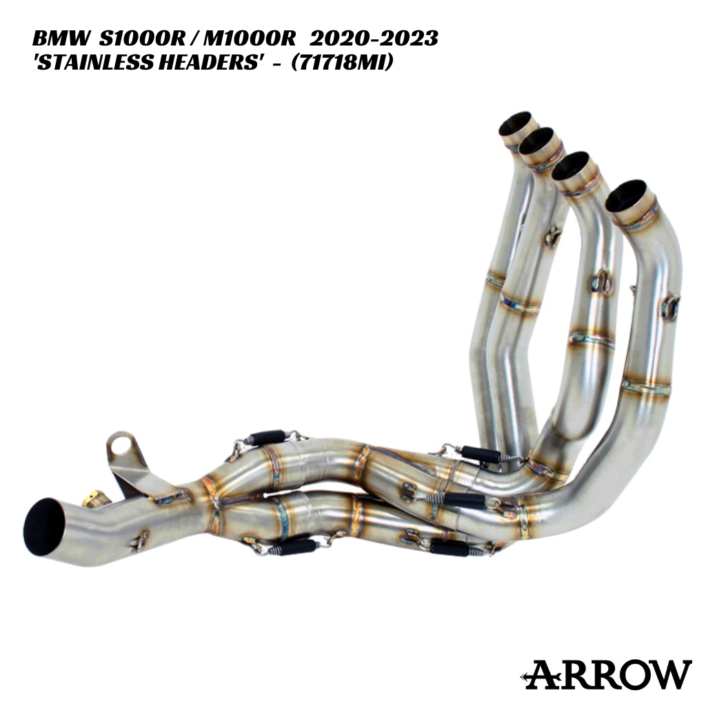 Arrow Stainless Steel Performance Headers - 71718MI - BMW S1000R / M1000R 2020-2023