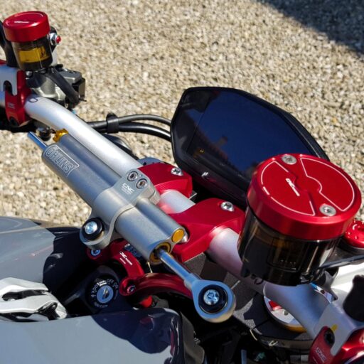CNC Aluminium Clutch Reservoir Cover - TF445 - Ducati Hypermotard 950 / SP 2019-2023