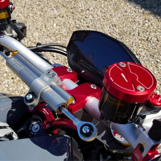 CNC Aluminium Front Brake Reservoir Cover - TF440 - Ducati Monster 1200 / S / R 2014-2021