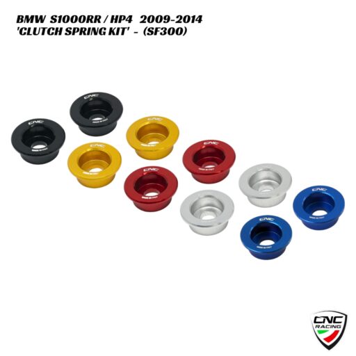 CNC Billet Clutch Spring Retainers - 6pc - SF300 - BMW S1000RR / HP4 2009-2014
