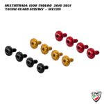 CNC Billet Engine Guard Screws - 4pc - KV320 - Ducati Multistrada 1200 Enduro 2016-2021