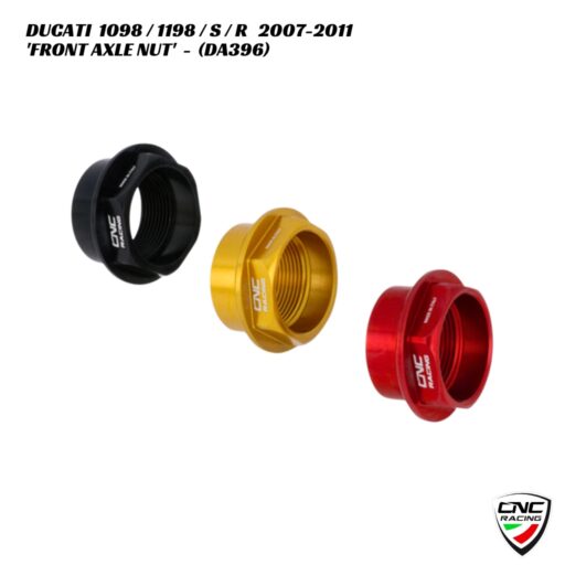 CNC Billet Front Axle Nut - DA396 - Ducati 1098 / 1198 / S / R 2007-2011