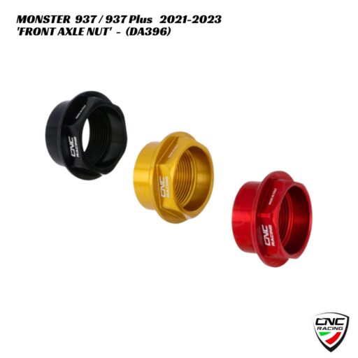 CNC Billet Front Axle Nut - DA396 - Ducati Monster 937 / 937 Plus 2021-2023