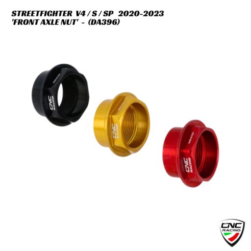 CNC Billet Front Axle Nut - DA396 - Ducati Streetfighter V4 / S / SP 2020-2023