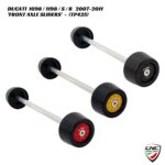 CNC Billet Front Axle Slider Set - TP425 - Ducati 1098 / 1198 / S / R 2007-2011