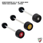 CNC Billet Front Axle Slider Set - TP425 - Ducati Streetfighter V4 / S / SP 2020-2023