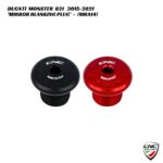 CNC Billet Mirror Blanking Plug - MRA14 - Ducati Monster 821 2015-2021