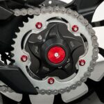 CNC Billet Rear Axle Slider Set - TP424 - Ducati Monster 1200 / S / R 2014-2021