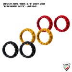 CNC Billet Rear Wheel Nuts Kit - DA394 - Ducati 1098 / 1198 / S / R 2007-2011