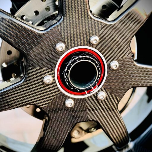 CNC Billet Rear Wheel Nuts Kit - DA394 - Ducati XDiavel / S 2016-2023