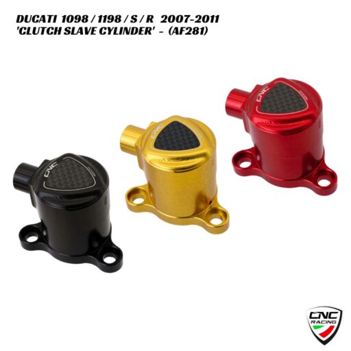 CNC Carbon Style Clutch Slave Cylinder - 30mm - AF281 - Ducati 1098 / 1198 / S / R 2007-2011