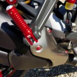 CNC Folding Passenger Footpegs - PC122 - Ducati Hypermotard 950 / SP 2019-2023