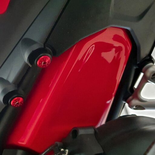 CNC Rear Footrest Blanking Screws - PET40 - Ducati Streetfighter V2 2022-2023