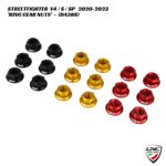 CNC Ring Gear Nuts - 6pc - DA388 - Ducati Streetfighter V4 / S / SP 2020-2023