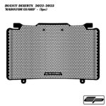 Evotech Aluminium Radiator Guard - 1pc - Ducati DesertX 2022-2023