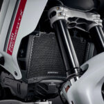 Evotech Aluminium Radiator Guard - 1pc - Ducati DesertX 2022-2023