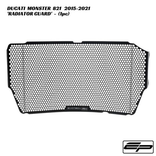 Evotech Aluminium Radiator Guard - 1pc - Ducati Monster 821 2015-2021