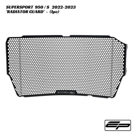 Evotech Aluminium Radiator Guard - 1pc - Ducati Supersport 950 / S 2022-2023