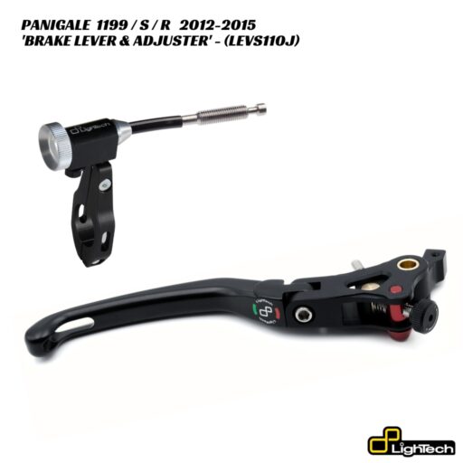 LighTech Brake Lever With Remote Adjuster - LEVS110J - Ducati Panigale 1199 / S / R 2012-2015