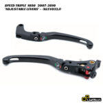 LighTech Folding Brake & Clutch Levers - KLEV032J - Triumph Speed Triple 1050 2007-2010