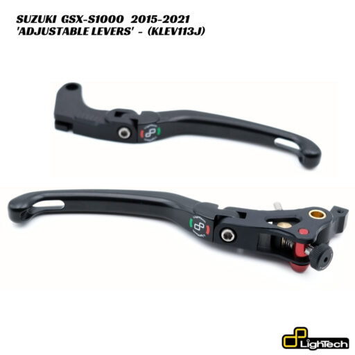 LighTech Folding Brake & Clutch Levers - KLEV113J - Suzuki GSX-S1000 2015-2021