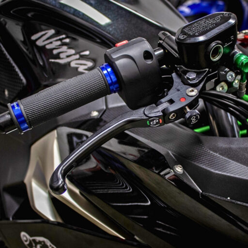 LighTech Folding Brake & Clutch Levers - KLEV119J - Kawasaki ZX636R 2013-2023