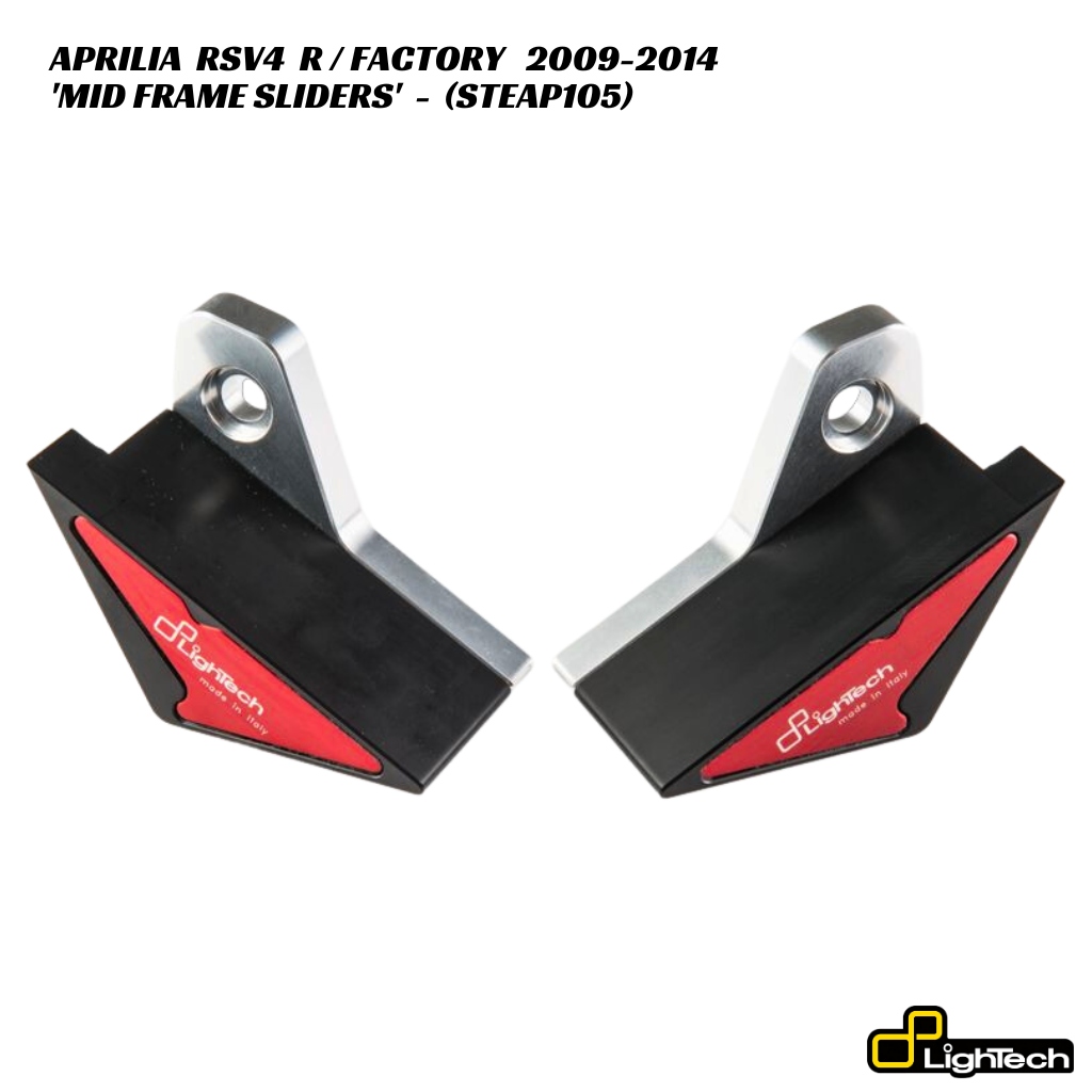 LighTech MID Frame Protection Sliders - STEAP105 - Aprilia RSV4 R / Factory 2009-2014