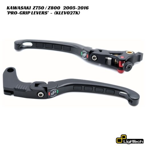 LighTech PRO-GRIP Brake & Clutch Levers - KLEV027K - Kawasaki Z750 / Z800 2005-2016
