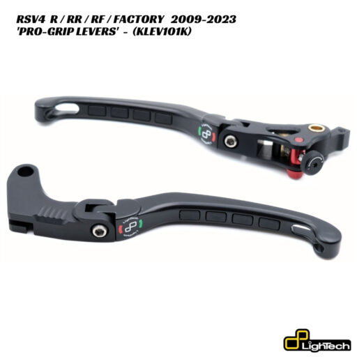 LighTech PRO-GRIP Brake & Clutch Levers - KLEV101K - Aprilia RSV4 R / RR / RF / Factory 2009-2023