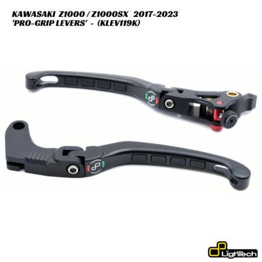 LighTech PRO-GRIP Brake & Clutch Levers - KLEV119K - Kawasaki Z1000 / Z1000SX 2017-2023