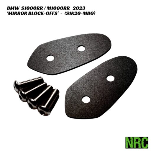 New Rage Cycles Mirror Block-Off Plates - BMW S1000RR / M1000RR 2023