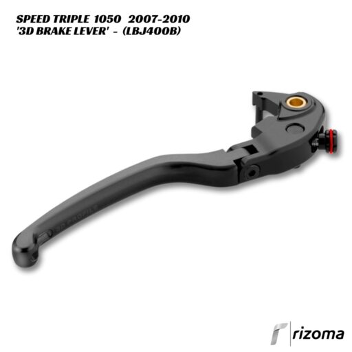 Rizoma 3D Adjustable Brake Lever - LBJ400B - Triumph Speed Triple 1050 2007-2010