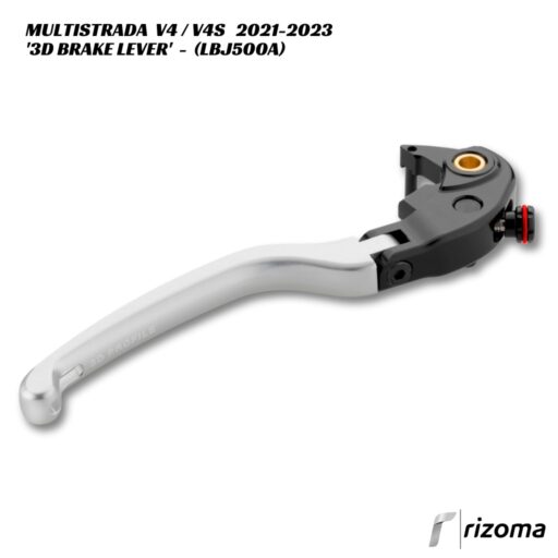 Rizoma 3D Adjustable Brake Lever - LBJ500A - Ducati Multistrada V4 / V4S 2021-2023