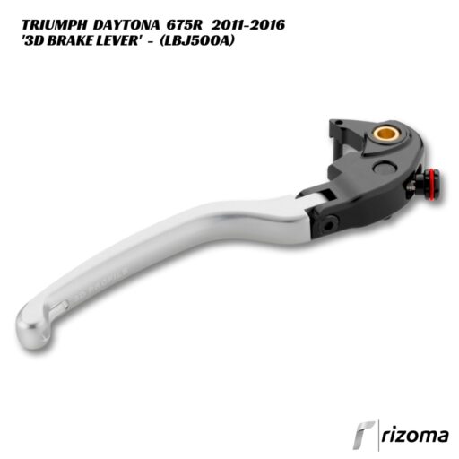 Rizoma 3D Adjustable Brake Lever - LBJ500A - Triumph Daytona 675R 2011-2016