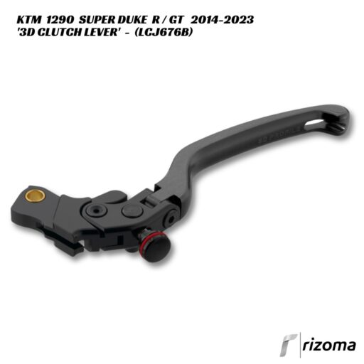 Rizoma 3D Adjustable Clutch Lever - LCJ676B - KTM 1290 Super Duke R / GT 2014-2023
