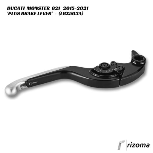 Rizoma PLUS Adjustable Brake Lever - LBX503A - Ducati Monster 821 2015-2021