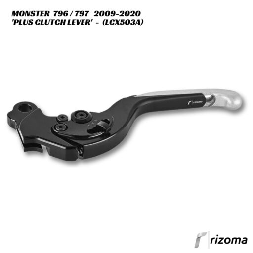 Rizoma PLUS Adjustable Clutch Lever - LCX503A - Ducati Monster 796 / 797 2009-2020