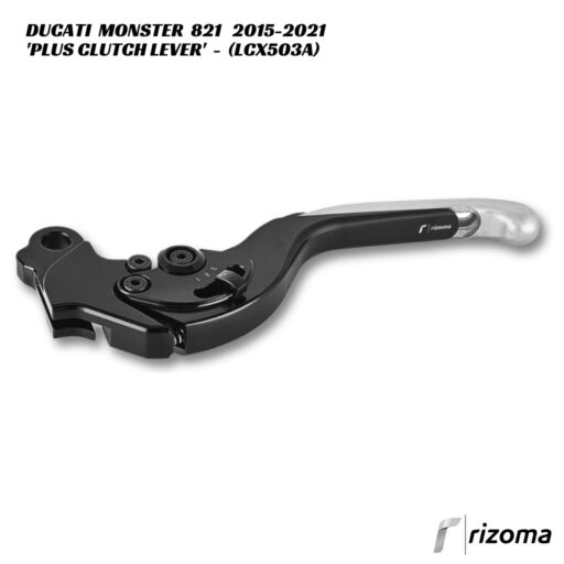 Rizoma PLUS Adjustable Clutch Lever - LCX503A - Ducati Monster 821 2015-2021