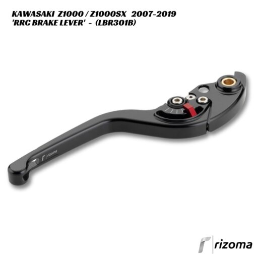 Rizoma RRC Adjustable Brake Lever - LBR301B - Kawasaki Z1000 / Z1000SX 2007-2019