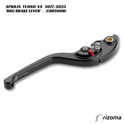 Rizoma RRC Adjustable Brake Lever - LBR500B - Aprilia Tuono V4 2017-2023