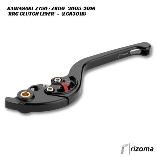 Rizoma RRC Adjustable Clutch Lever - LCR301B - Kawasaki Z750 / Z800 2005-2016