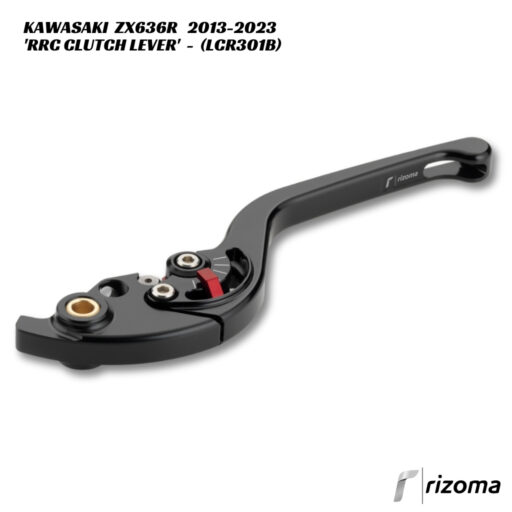 Rizoma RRC Adjustable Clutch Lever - LCR301B - Kawasaki ZX636R 2013-2023