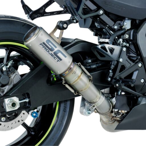 SC-Project CR-T Slip-On & Titanium Link Pipe - S16A-T36 - Suzuki GSXR1000 / R 2017-2023