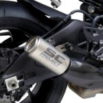 SC-Project CR-T Slip-On With Titanium Mesh - Y11B-T36 - Yamaha R1 / R1M 2017-2019