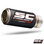 SC-Project CR-T Slip-On With Titanium Mesh - Y11B-T36 - Yamaha R1 / R1M 2017-2019