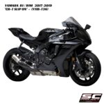 SC-Project CR-T Slip-On With Titanium Mesh - Y11B-T36 - Yamaha R1 / R1M 2017-2019