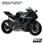 SC-Project CR-T Slip-On With Titanium Mesh - Y11C-T36 - Yamaha R1 / R1M 2020-2023