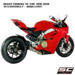 SC-Project S1 Titanium 2-1 System - D26A-LT41T - Ducati Panigale V4 / V4S 2018-2020